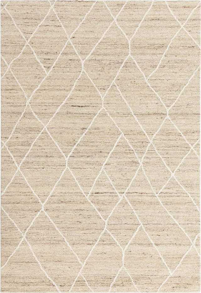 Vlněný koberec v přírodní barvě 120x170 cm Noah – Asiatic Carpets Asiatic Carpets