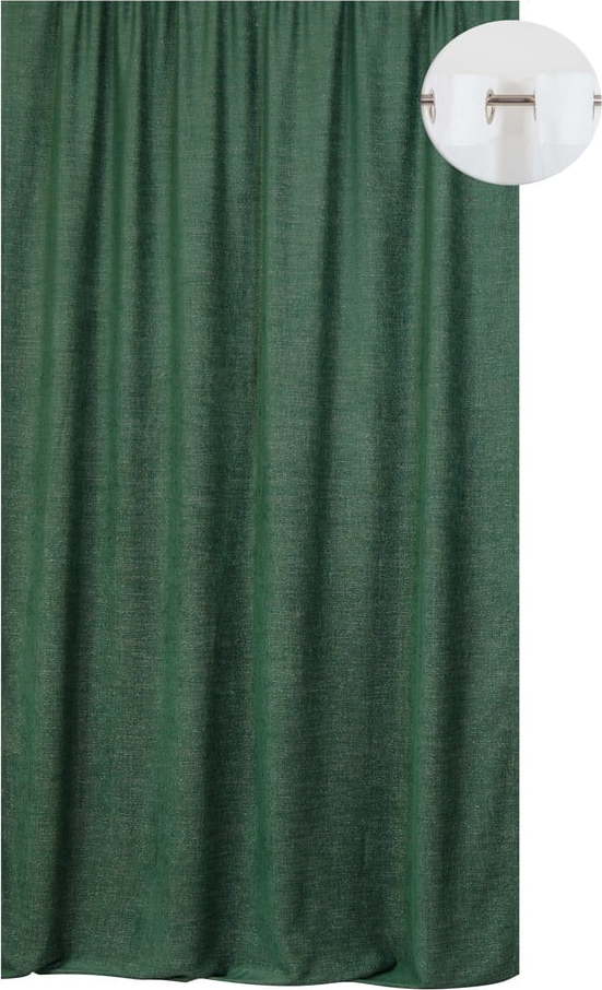 Zelený závěs 140x260 cm Brooke – Mendola Fabrics Mendola Fabrics