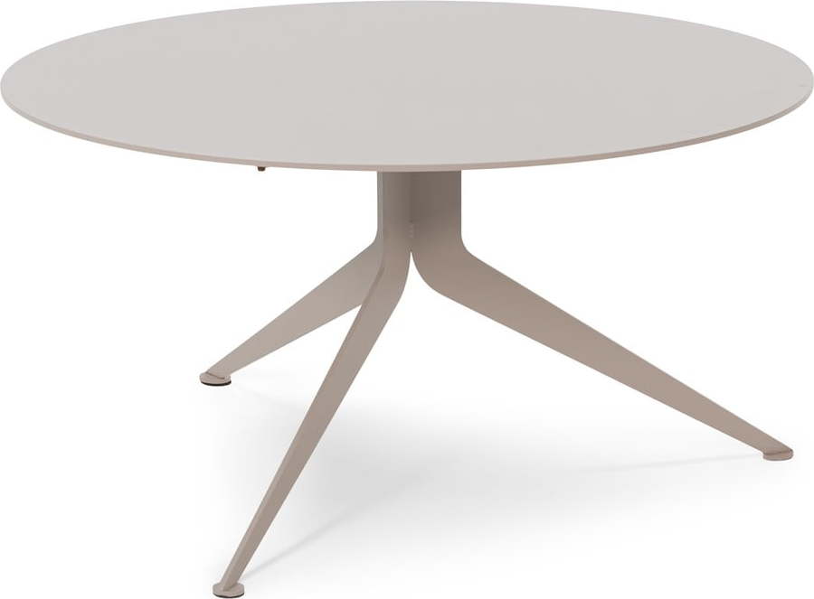 Šedo-béžový kovový kulatý konferenční stolek ø 76 cm Daley – Spinder Design Spinder Design