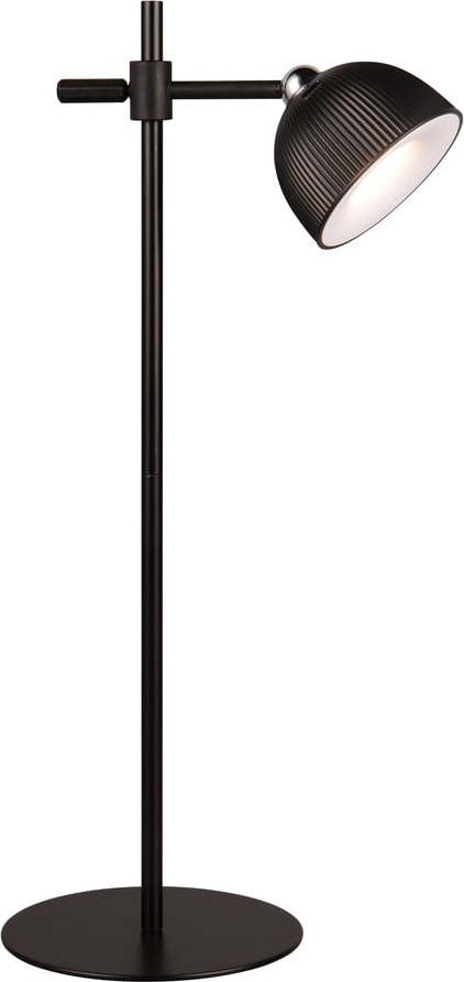 Stmívatelná černá LED stolní lampa s klipem (výška 41 cm) Maxima – Trio TRIO