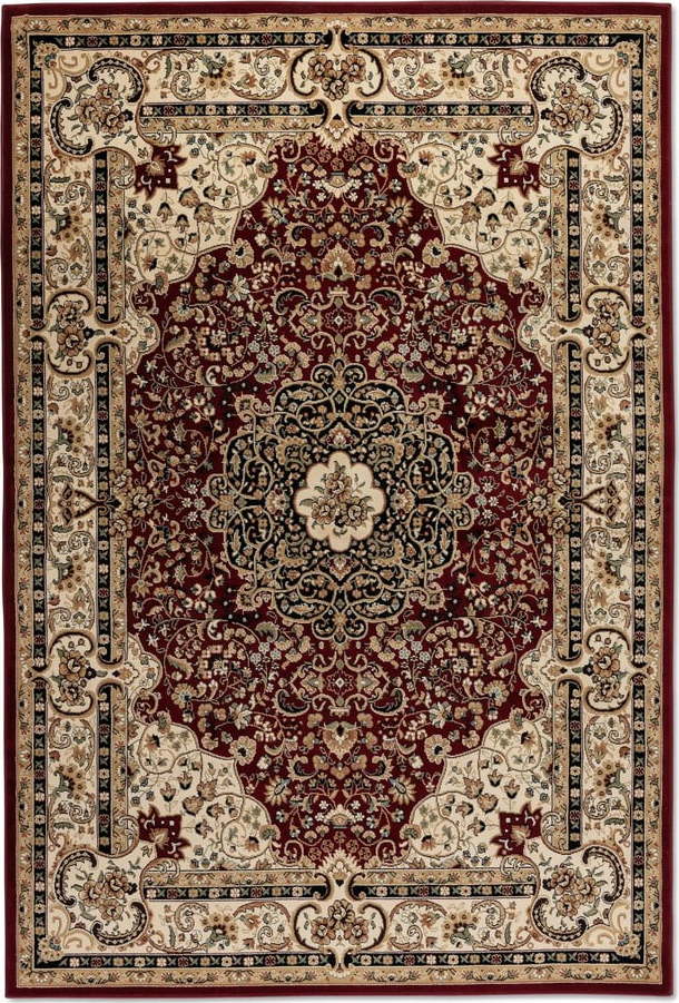 Vínovo-béžový koberec 200x280 cm Herat – Nouristan Nouristan
