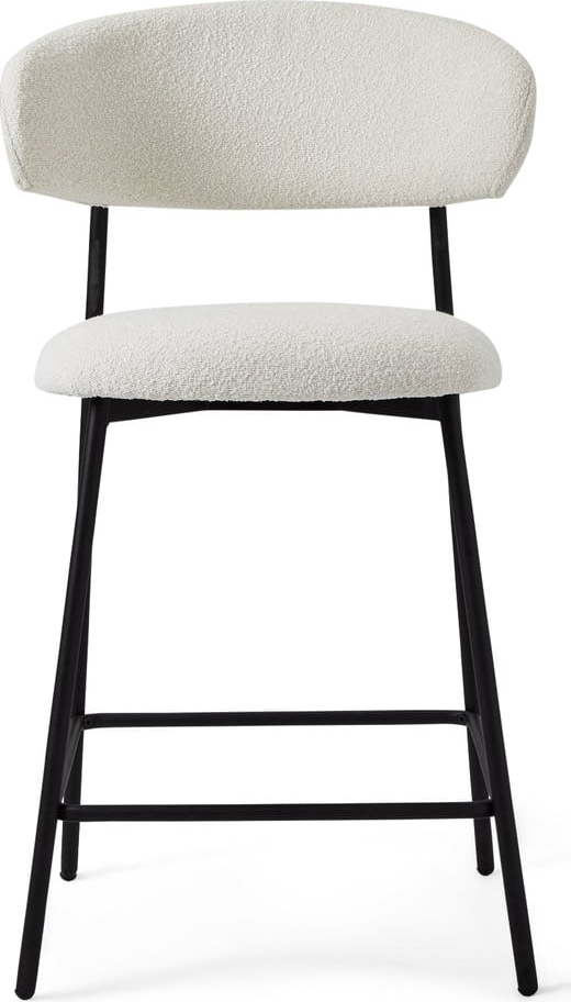 Bílé barové židle v sadě 2 ks (výška sedáku 65 cm) Diana – Furnhouse Furnhouse