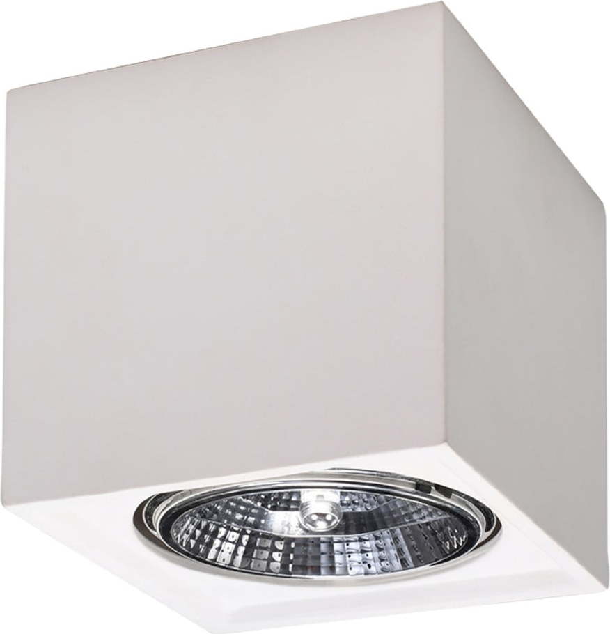 Bílé stropní svítidlo 14x14 cm Duozone – Nice Lamps Nice Lamps
