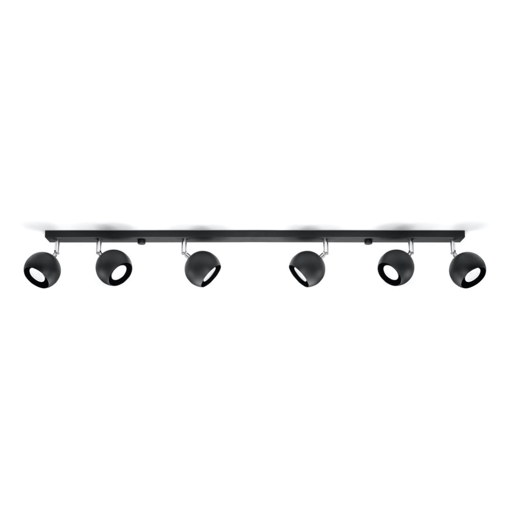 Černé bodové svítidlo 10x118 cm Ollo – Nice Lamps Nice Lamps