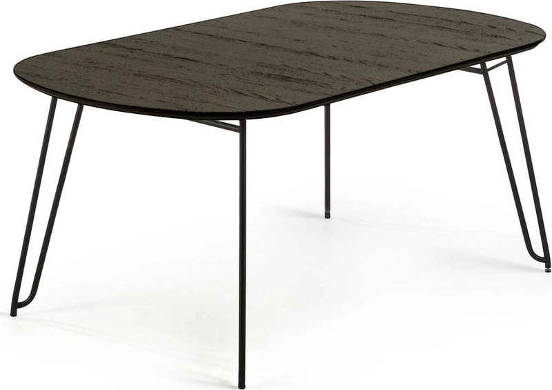 Rozkládací jídelní stůl s deskou v dekoru jasanového dřeva 90x140 cm Norfort – Kave Home Kave Home