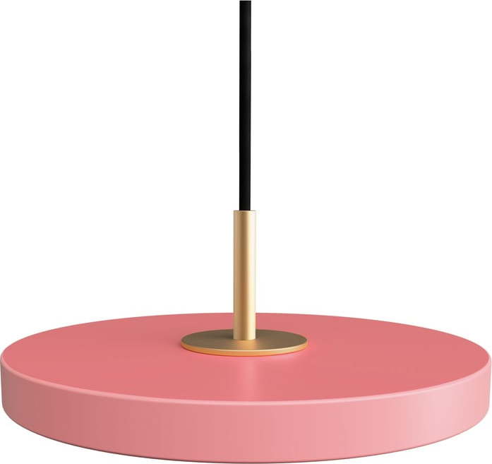 Růžové LED závěsné svítidlo s kovovým stínidlem ø 15 cm Asteria Micro – UMAGE UMAGE