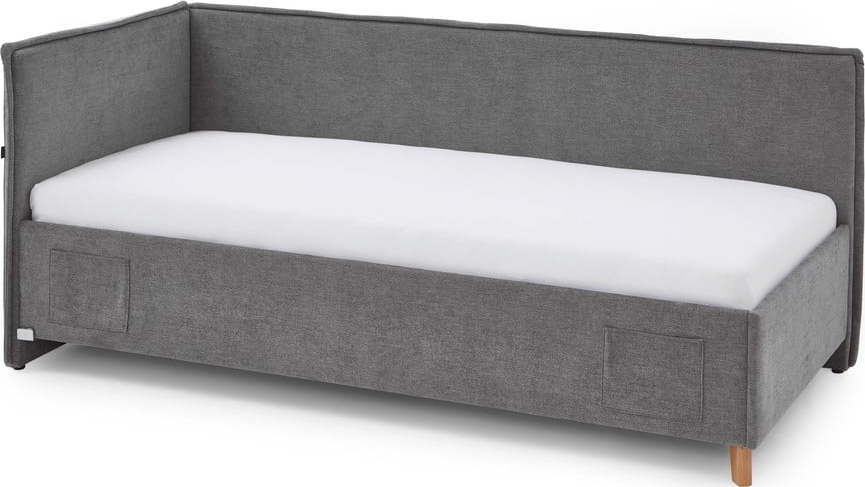 Šedá dětská postel s úložným prostorem 120x200 cm Fun – Meise Möbel Meise Möbel