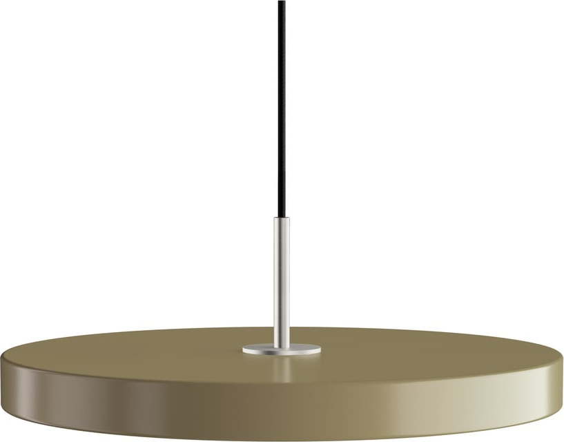 Světle hnědé LED závěsné svítidlo s kovovým stínidlem ø 43 cm Asteria Medium – UMAGE UMAGE