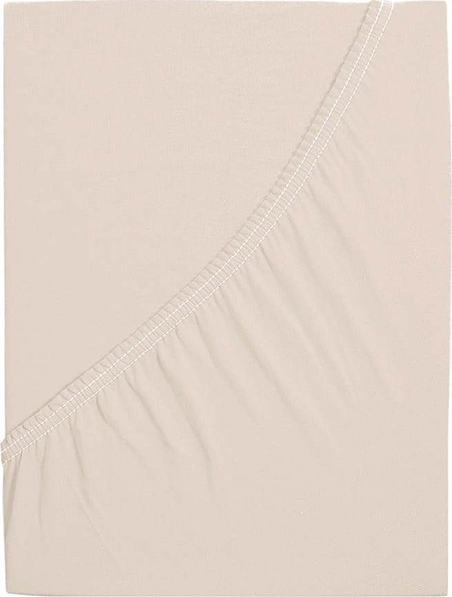 Světle hnědé napínací prostěradlo 120x200 cm – B.E.S. B.E.S.