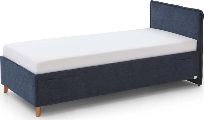Tmavě modrá dětská postel s úložným prostorem 120x200 cm Fun – Meise Möbel Meise Möbel