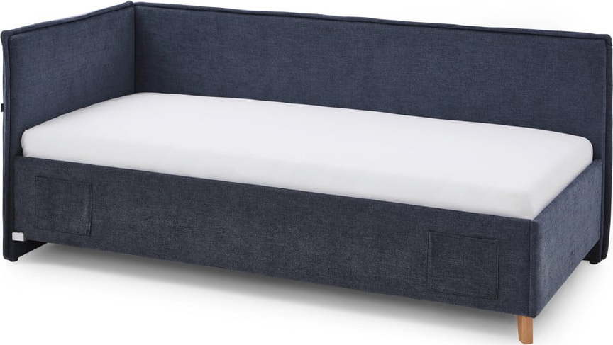Tmavě modrá dětská postel s úložným prostorem 90x200 cm Fun – Meise Möbel Meise Möbel