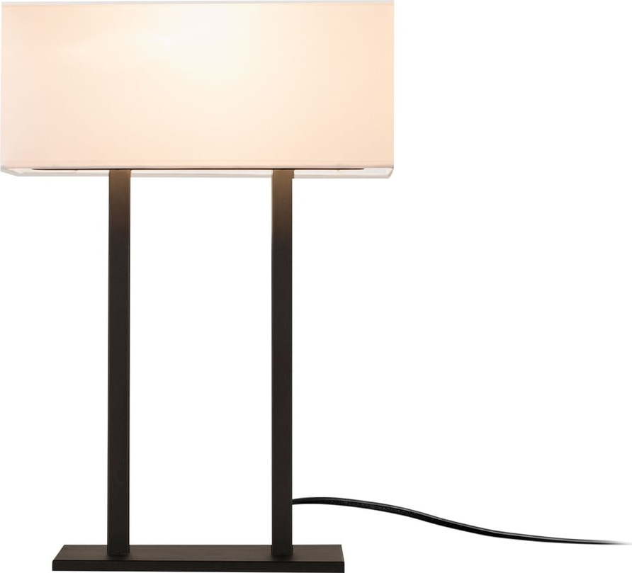Bílo-černá stolní lampa (výška 52 cm) Salihini – Opviq lights Opviq lights