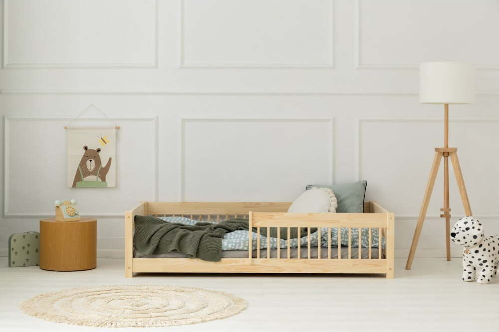 Dětská postel z borovicového dřeva v přírodní barvě 80x180 cm Mila CPW – Adeko Adeko