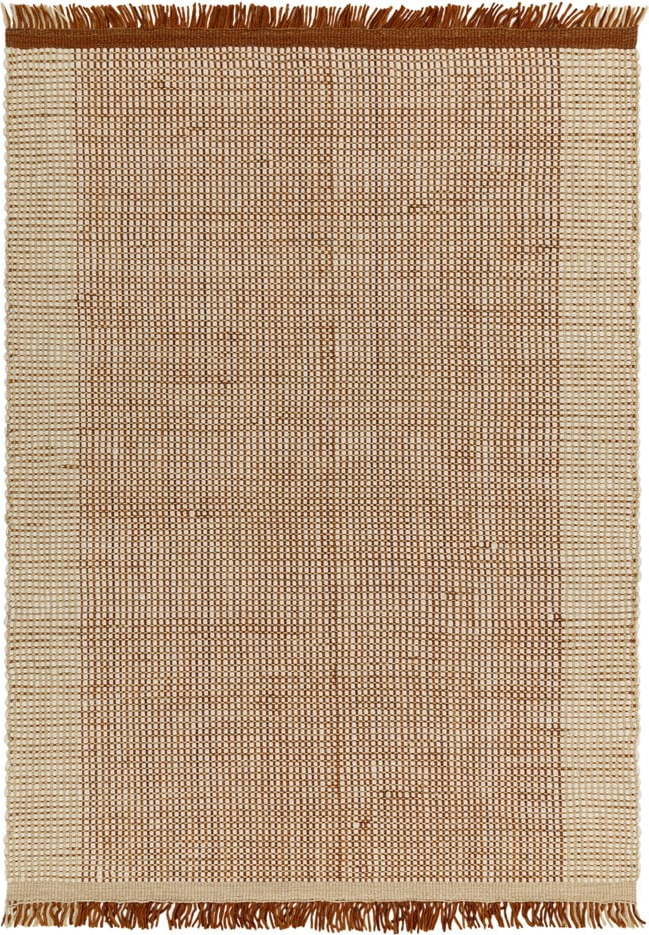 Hnědý ručně tkaný vlněný koberec 120x170 cm Avalon – Asiatic Carpets Asiatic Carpets