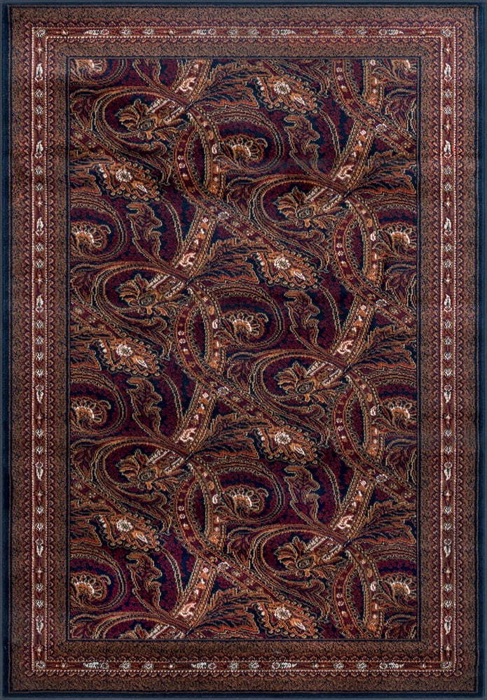 Koberec v červené a tmavě modré barvě 230x340 cm Adel – FD FD