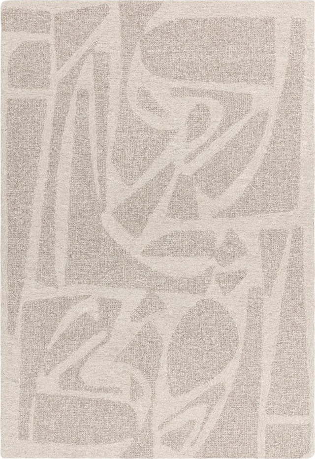 Krémový ručně tkaný vlněný koberec 120x170 cm Loxley – Asiatic Carpets Asiatic Carpets