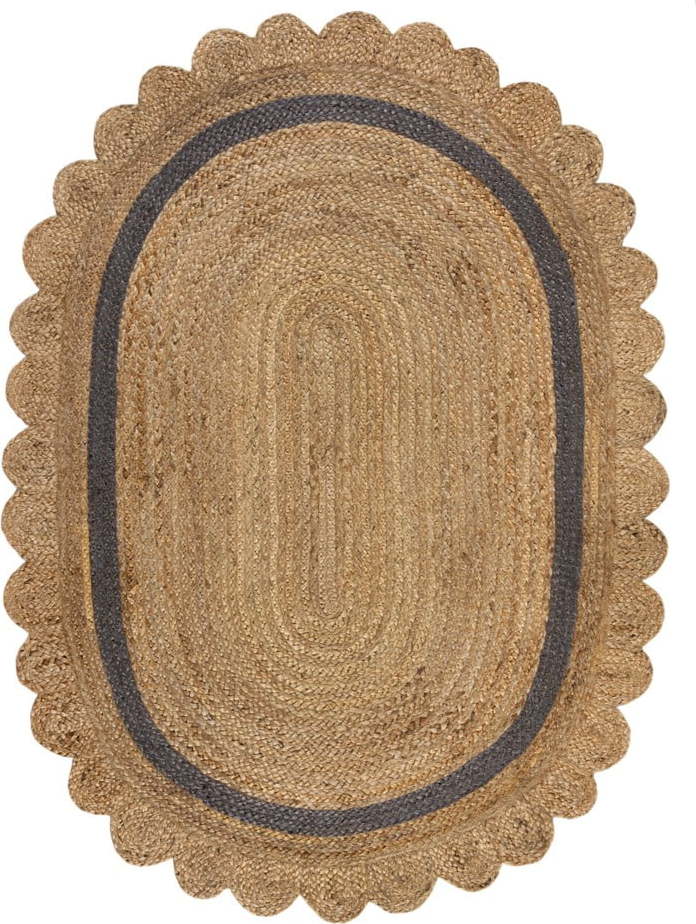 Ručně tkaný jutový koberec v přírodní barvě 120x170 cm Grace – Flair Rugs Flair Rugs