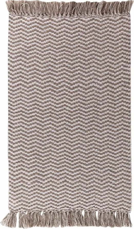 Světle hnědý pratelný koberec 50x80 cm Alessia – douceur d'intérieur Douceur d intérieur