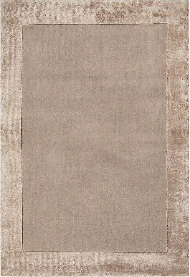 Světle hnědý ručně tkaný koberec s příměsí vlny 80x150 cm Ascot – Asiatic Carpets Asiatic Carpets