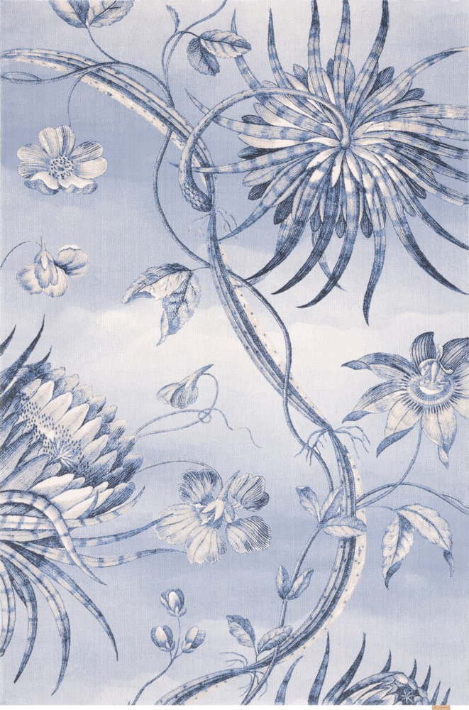 Světle modrý vlněný koberec 120x180 cm Talwin – Agnella Agnella