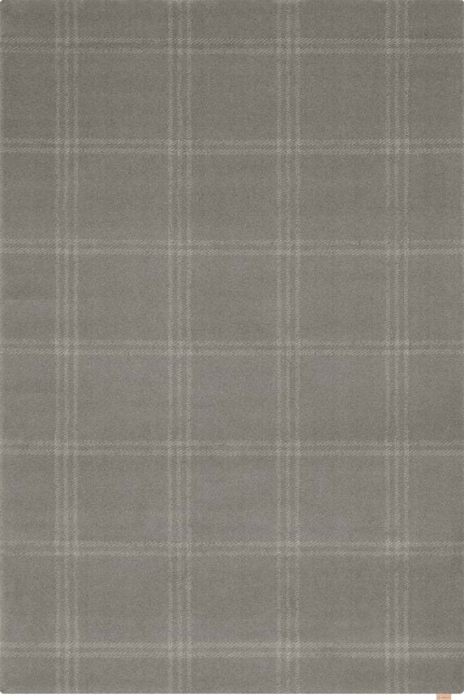 Světle šedý vlněný koberec 120x180 cm Calisia M Grid Prime – Agnella Agnella