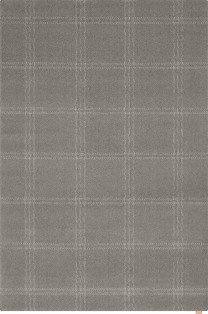 Světle šedý vlněný koberec 300x400 cm Calisia M Grid Prime – Agnella Agnella
