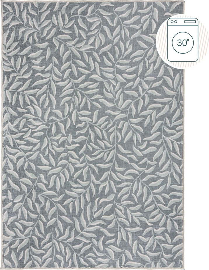 Světle zelený pratelný koberec s příměsí recyklovaných vláken 120x170 cm Wallace – Flair Rugs Flair Rugs