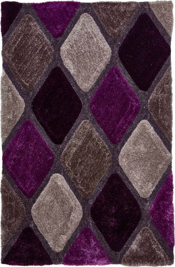 Tmavě fialový ručně tkaný koberec 150x230 cm Noble House – Think Rugs Think Rugs