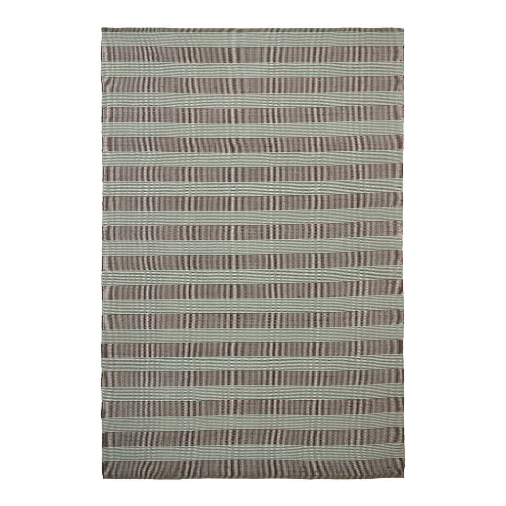 Venkovní koberec z recyklovaných vláken v hnědo-mentolové barvě 200x300 cm Fonol – Kave Home Kave Home