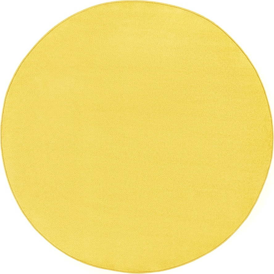 Žlutý kulatý koberec ø 200 cm Fancy – Hanse Home Hanse Home