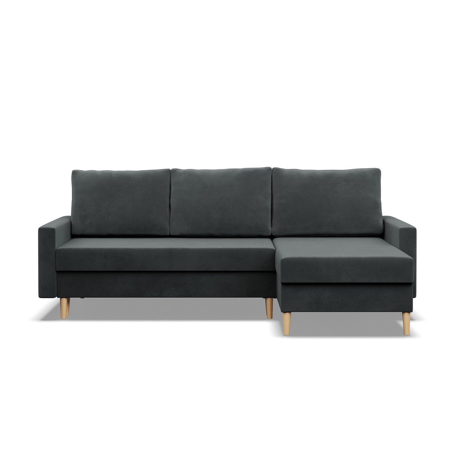 Rohová rozkládací sedací souprava ETNA Pravá Šedá SG-nábytek