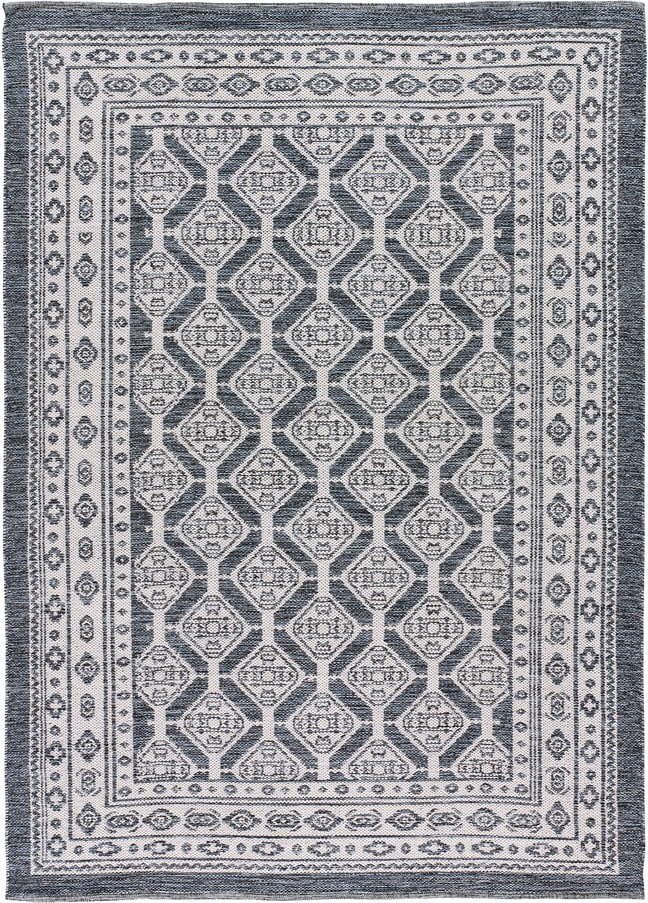 Modrý ručně tkaný koberec z recyklované bavlny 160x230 cm Chandia – Universal Universal