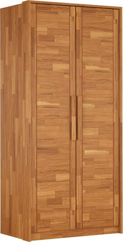 Šatní skříň z dubového dřeva v přírodní barvě 105x220 cm Timo – Olivia Living Olivia Living