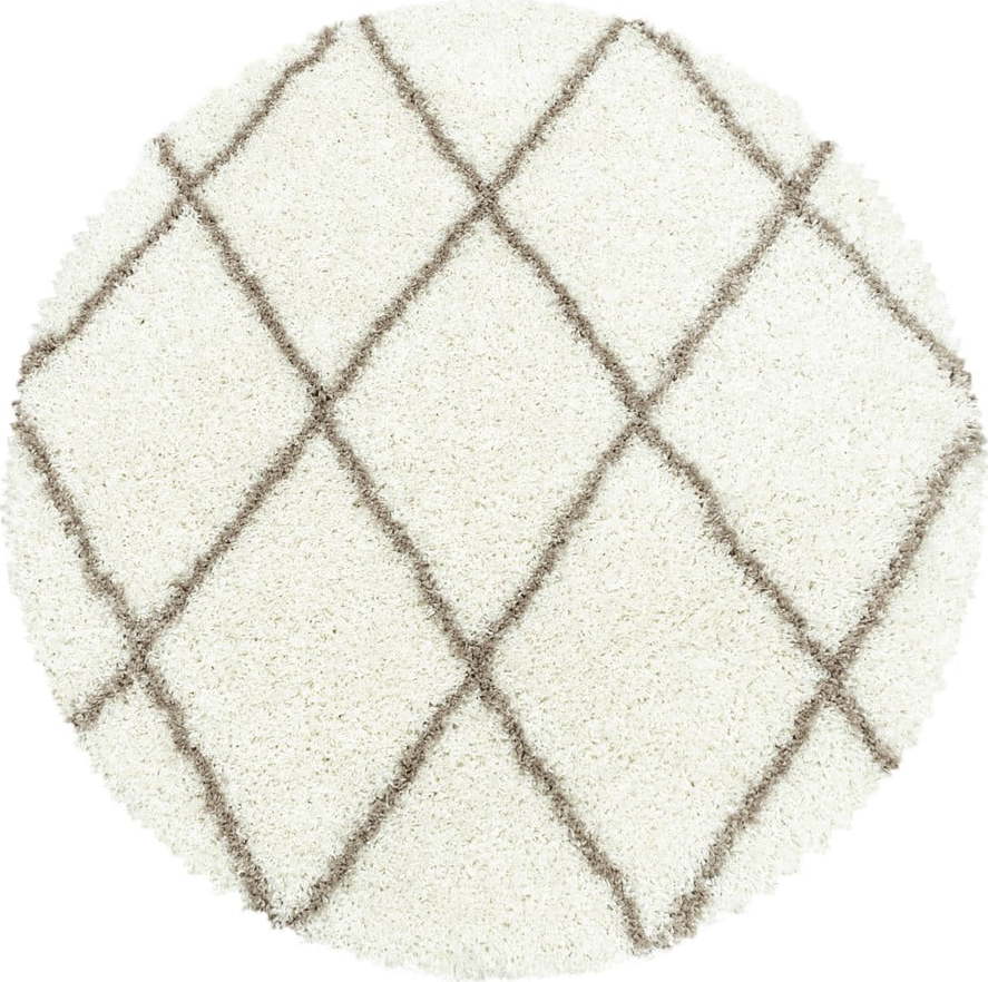Krémový kulatý koberec ø 160 cm Alvor – Ayyildiz Carpets Ayyildiz Carpets