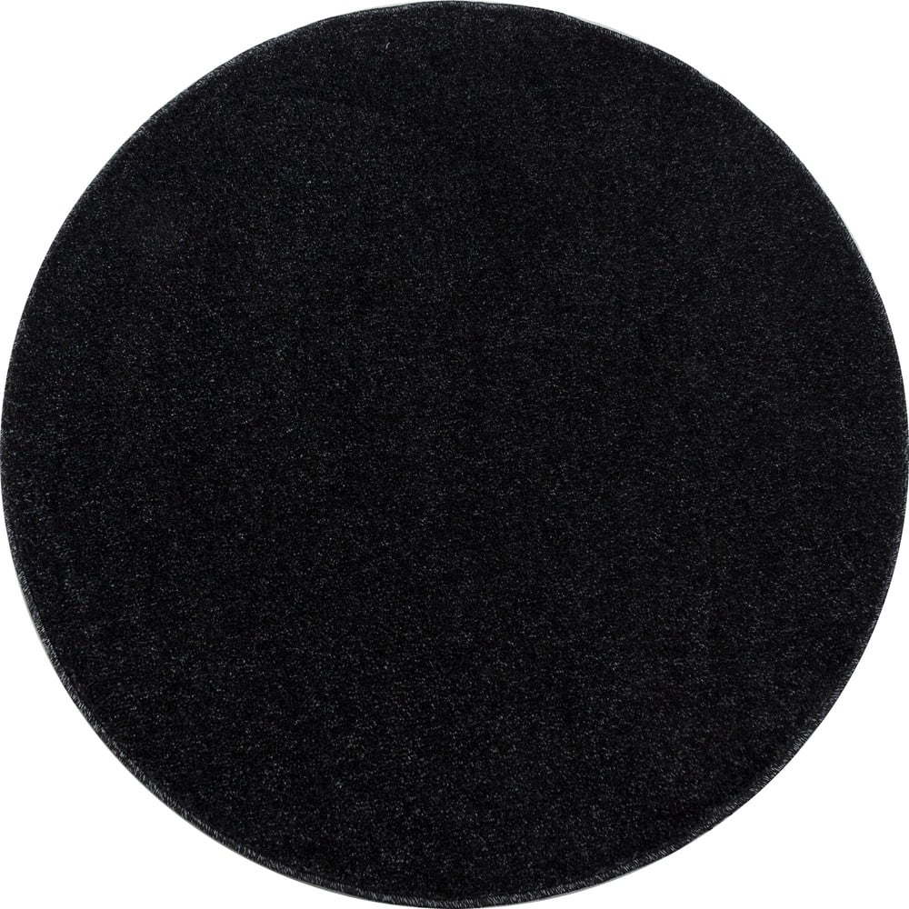Tmavě šedý kulatý koberec ø 200 cm Ata – Ayyildiz Carpets Ayyildiz Carpets