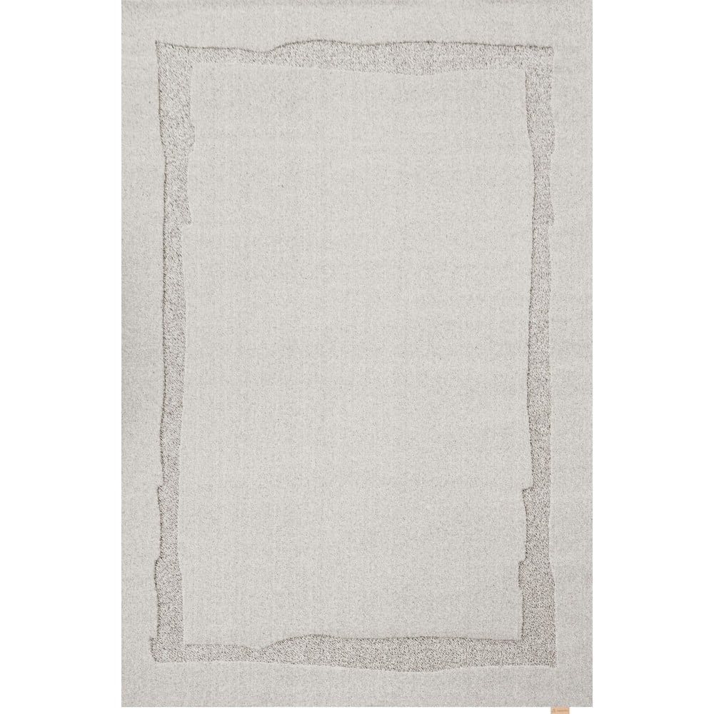 Světle šedý vlněný koberec 200x300 cm Morphic Rocca – Agnella Agnella