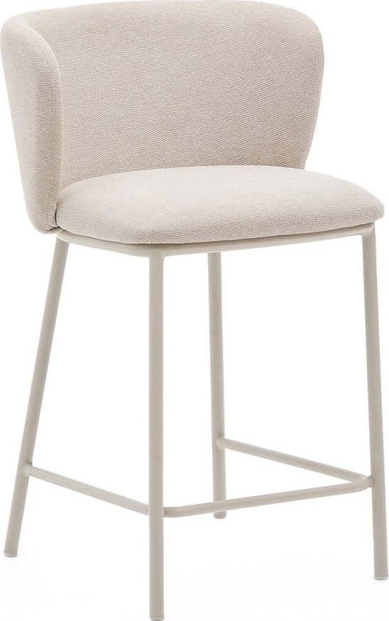 Béžová barová židle (výška sedáku 65 cm) Ciselia – Kave Home Kave Home