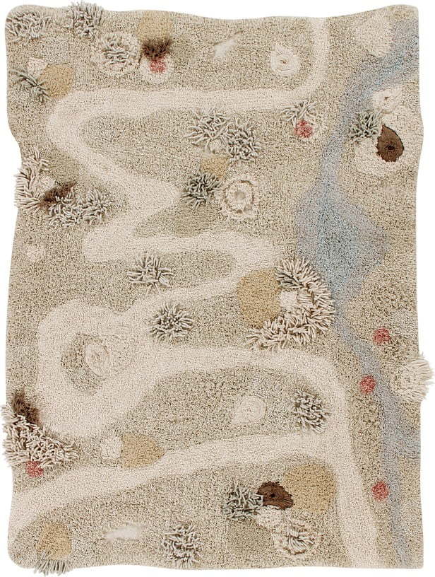 Béžový bavlněný dětský hrací koberec 120x160 cm Path of Nature – Lorena Canals Lorena Canals