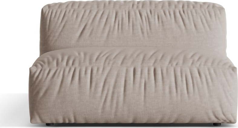 Béžový modul pohovky (středový díl) Martina – Micadoni Home Micadoni