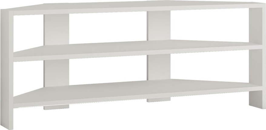Bílý TV stolek 110x45x36 cm Thales Corner – Kalune Design Kalune Design