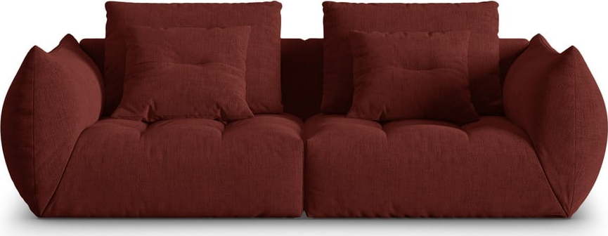 Červená pohovka 232 cm Bloom – Micadoni Home Micadoni