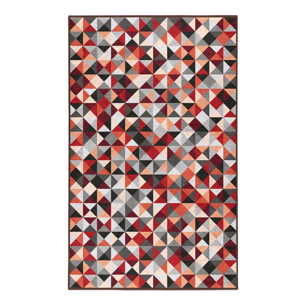 Červeno-šedý pratelný koberec 120x180 cm Ignite – Mila Home Mila Home