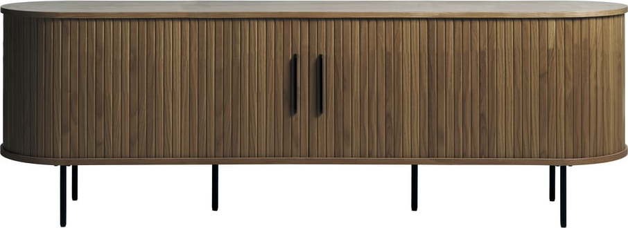 Hnědý TV stolek v dekoru dubu 180x56x45 cm Nola – Unique Furniture Unique Furniture