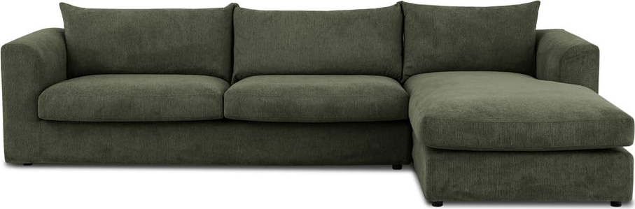 Khaki rohová pohovka (pravý roh) Asgard – Scandic Scandic