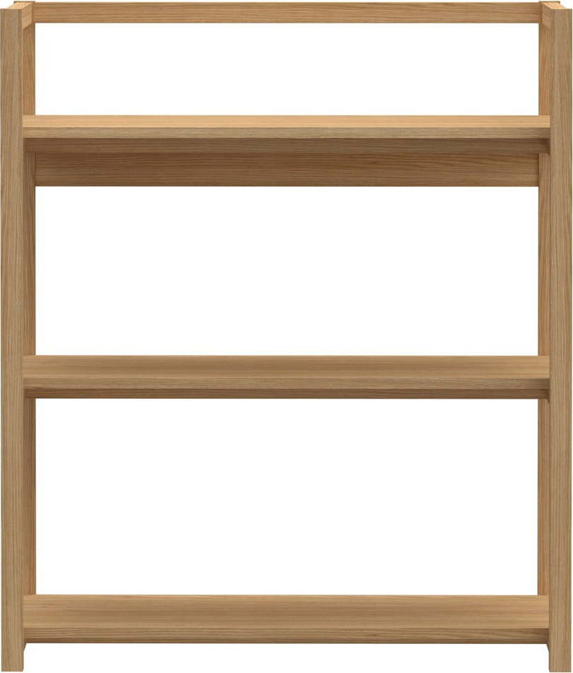 Knihovna v dekoru dubu v přírodní barvě 80x93x40 cm Ludza – Actona Actona