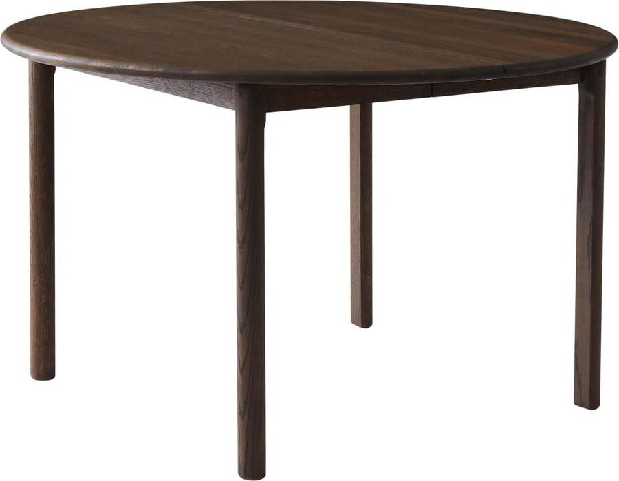 Kulatý rozkládací jídelní stůl s přídavnou deskou z dubového dřeva ø 120 cm Noor – Hammel Furniture Hammel Furniture