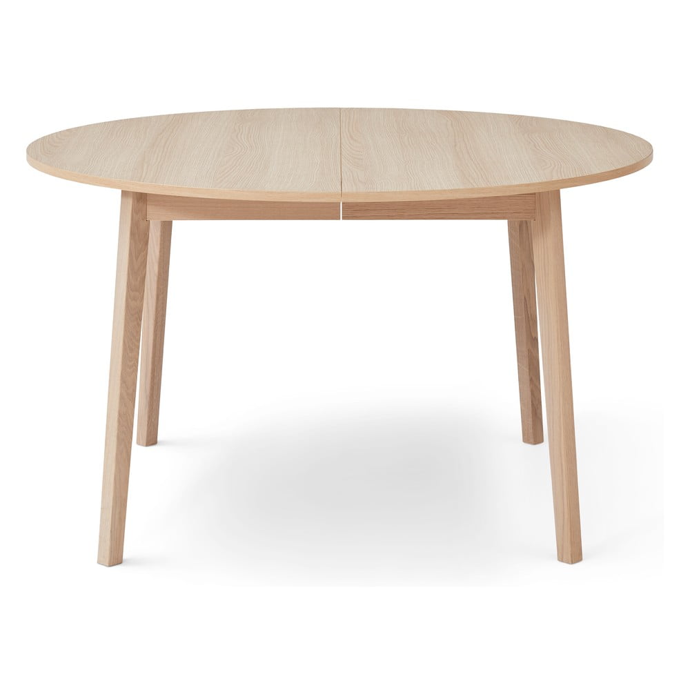 Kulatý rozkládací jídelní stůl v dekoru dubu a přídavnou deskou ø 130 cm Single – Hammel Furniture Hammel Furniture