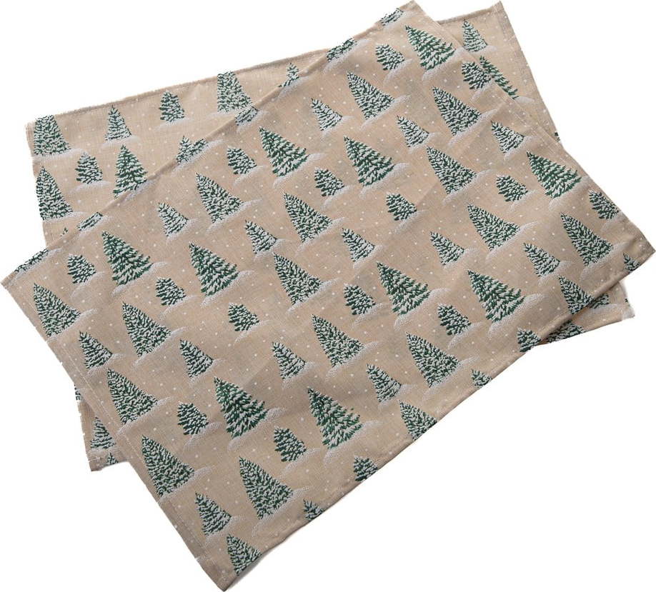 Látková prostírání s vánočním motivem v sadě 2 ks 32x45 cm – Dakls Dakls