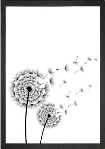 Obraz 23x28 cm Blowing Dandelion – Vavien Artwork Vavien Artwork