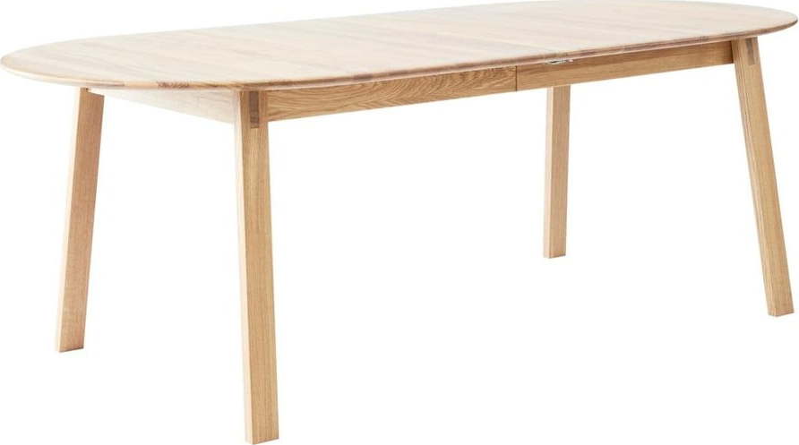 Rozkládací jídelní stůl s přídavnou deskou z dubového dřeva 100x220 cm Amalfi – Hammel Furniture Hammel Furniture